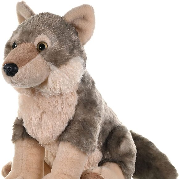 Wolf 12" Wild Republic Plush Stuffed Animal Toy - Picture 1 of 2